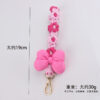 Wholesale Ins Cotton-Filled Bow Mobile Phone Pendant Braided Mobile Phone Chain Small Daisy Flower Braided Rope Keychain Bag