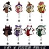 oly-35b4b322aaa1bfc61c4ddc6449086251 Wholesale 25 Cross-Border New Creative Cartoon Halloween Pumpkin Ghost Telescopic Badge Clip Automatic Rebound Funny Easy-Pull Buckle