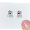 Wholesale Cute Halloween Mini Sparkling Earrings