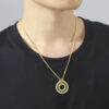 oly-35d08ee6011660c60b674940bbe54e0b Wholesale retro jewelry Viking circle pendant men's necklace factory direct stainless steel necklace