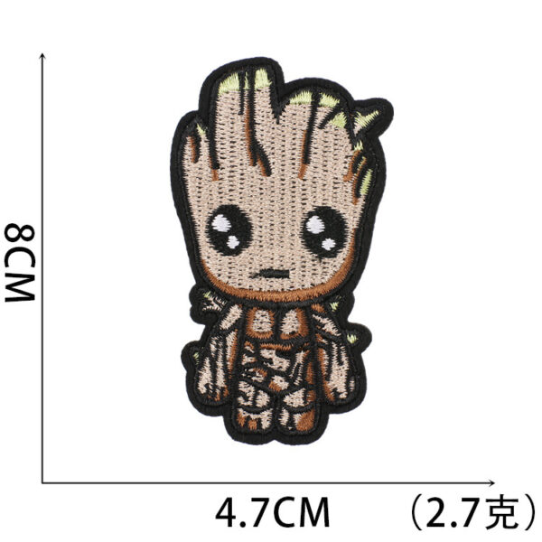 Wholesale Xiaotian Iron Man Embroidery Cloth Sticker Computer Embroidery Zhangzi Label Ironing Patch Cartoon Marvel Embroidery Hulk