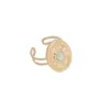 Wholesale PVD Coated 18K Gold Real Gold Plated Flower Stainless Steel Retro Waterproof Non Tarnish