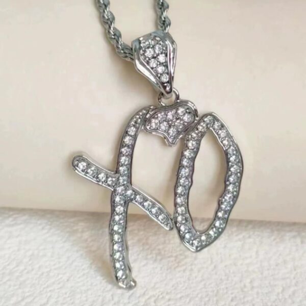 Wholesale Letter punk style jewelry necklace