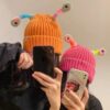 Wholesale Cute and Funny Frog Knitted Woolen Hat