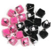 Wholesale Halloween ghost square diamond ball rhinestone sugar acrylic beads
