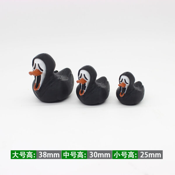 Wholesale Cross-border Halloween screaming duck ghost duck toy DOLLHOUSE12 split baby house mini decorations