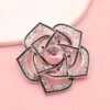 Wholesale An Ge Man Rotary Rose Alloy Rose Revolves Diy Jewelry Accessories Beaded Hairpin Mobile Phone Shell Material