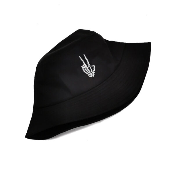 Wholesale Skull Finger Embroidered Bucket Hat