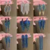 Fashion Tassel Copper Inlay Rhinestones Drop Earrings 1 Pair