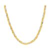 Wholesale European and American Style Ken Dou Same Style Three-Layer Style Cool Style Wide Flat Thin Stacked Snake Bone Clavicle Necklace Titanium Steel Color Preserving
