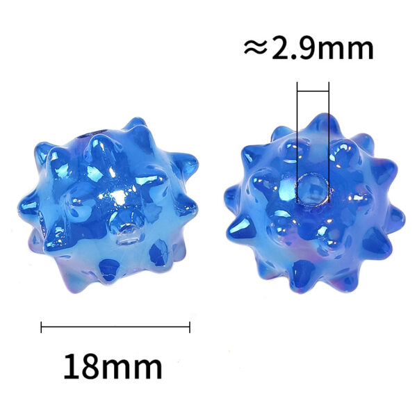 Wholesale Colored sea urchin ball acrylic beads
