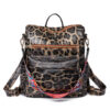 Wholesale Bag Large Capacity women Cross-border Fashion Leopard Print women's Backpack bags women's Fashion women's Bag
