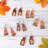 Wholesale Thanksgiving Harvest Festival Acrylic Earrings