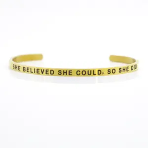 SHE BELIEVED SHE COULD, SO SHE DID