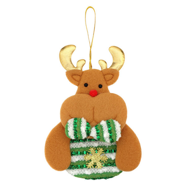 Wholesale Christmas striped decorative ornaments