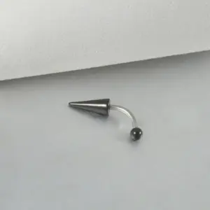 Black Cone Ball Eyebrow Ring-8mm