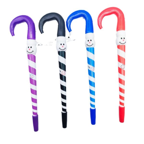 Wholesale Christmas Gift Gift Pen Christmas Crutch Clown Snowman Ballpoint Pen