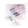 Wholesale Simple Style Hexagon Prism Natural Stone Ferroalloy Knitting Pendant Necklace