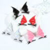 oly-36d710f3358c0e4e1c04ed2112bc72c5 Wholesale Selling Headwear Bat Hairpin Hair Hoop Set Little Devil Leather Aessories Festival Party Props Hair Aessories