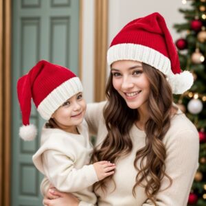 Red parent-child sets (1 set for adults and 1 set for children)