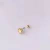 316L Stainless Steel Copper Ear Cartilage Rings & Studs Flower Waterproof Non Tarnish Surgical Steel Women'S