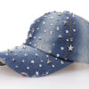Wholesale AliExpress/eBay/Dunhuang/Taobao supply baby's milk star drill denim baseball cap B081