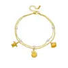 Wholesale Jewelry Marine Style Sweet Conch Shell 304 Stainless Steel Anklet