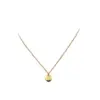 Simple Style Heart Shape Lock Titanium Steel Pearl Pendant Necklace 1 Piece