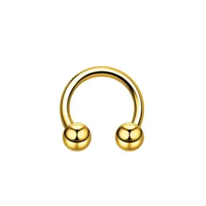 Gold / 1.2mm*12mm*3mm Ball