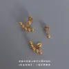 Wholesale PVD Coated Real Gold Plated 18K Gold Geometric 304 Stainless Steel Fashion Waterproof Non Tarnish Earrings Ear Studs