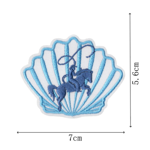 Wholesale Cartoon embroidery stickers for holiday beach vacation style clothing decorations