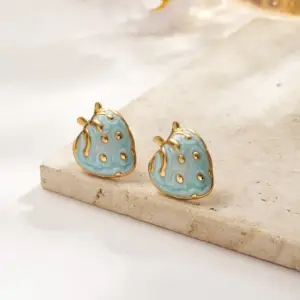 Blue / 14.6x18.3mm (pin Thickness: Approximately 0.8mm) / 1 Pair/Package