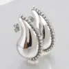 Wholesale 1 Pair Simple Style Water Droplets Plating Inlay Titanium Steel Zircon 18k Gold Plated Ear Studs