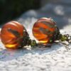 Wholesale Vintage Halloween Pumpkin Pendant Teardrop Earrings