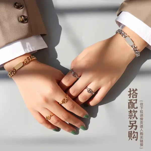 PVD Coated 18K Gold Plated 18K Gold 304 Stainless Steel Fashion