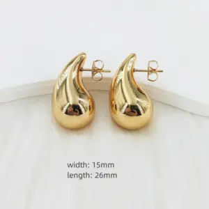 Gold / 15mm*26mm / 1 Pair