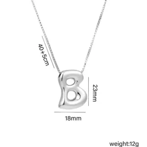 Cute Clown Steel Letter B