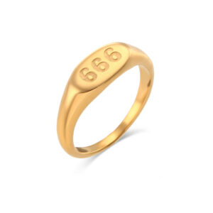 Digital 666 Oval Ring / 6.