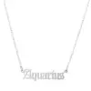 Wholesale Jewelry Fashion Constellation 201 Stainless Steel 18K Gold Plated Stainless Steel Necklaces