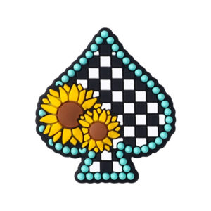 Heart turquoise daisy