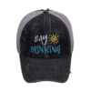 Wholesale Cross-border AliExpress Amazon ebay new letters embroidered horizontal cross net cap baseball cap sun hat B995