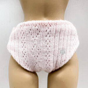 Pink dark flower underwear / 11.5 inch underwear or socks