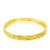 Simple Style Geometric Copper Gold Plated Bangle 1 Piece