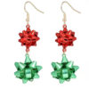 Wholesale Christmas Earrings Cute Cartoon Christmas Tree Earrings