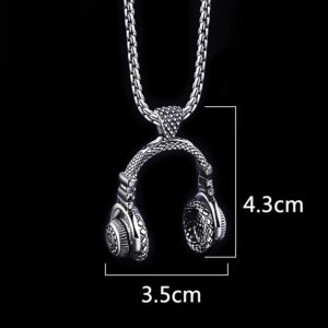 8109 music headphones 2.5mm stainless steel chain length 60cm