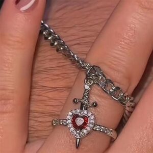 Ring + sword (silver)