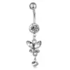 Belly Rings Fashion Bow Knot Rhinestone