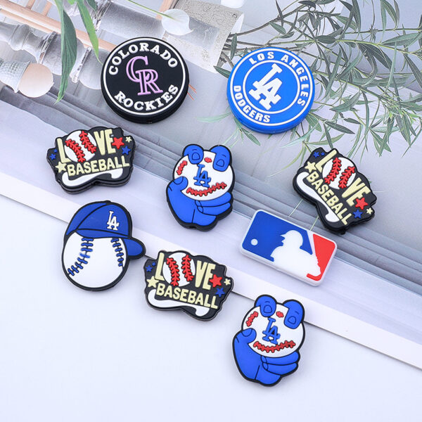 Wholesale Baseball silicone beads
