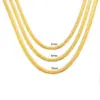PVD Coated Real Gold Plated Solid Color 304 Stainless Steel Simple Style Streetwear Waterproof Non Tarnish 304 Stainless Steel Necklace