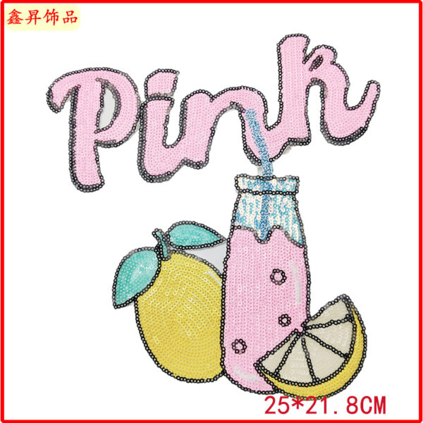oly-37a1bdfcd79c4f3b0792e72715ff55f3 Wholesale fashion clothing aessories beads embroidery English letters women's jewelry sequins cartoon cloth paste factory direct sply
